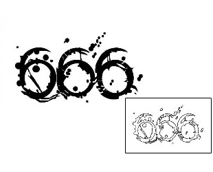 Devil - Demon Tattoo Horror tattoo | TRF-00035