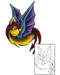 Devil - Demon Tattoo Horror tattoo | TUF-00002
