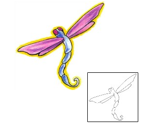 Dragonfly Tattoo For Women tattoo | TUF-00016