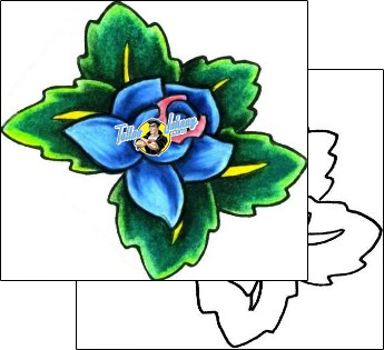 Flower Tattoo plant-life-flowers-tattoos-james-tuck-tuf-00041