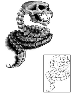 Snake Tattoo Horror tattoo | TXF-00011