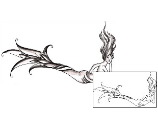 Mermaid Tattoo Mythology tattoo | VEF-00003