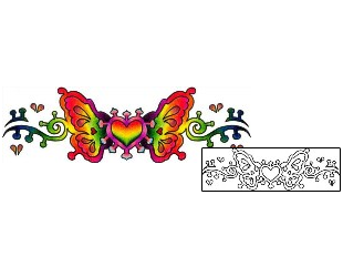 Butterfly Tattoo Specific Body Parts tattoo | VVF-00318