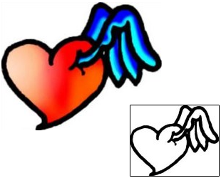 Heart Tattoo For Women tattoo | VVF-00446