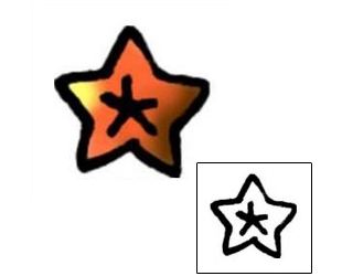 Star Tattoo Astronomy tattoo | VVF-00449
