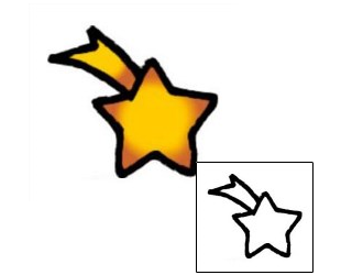 Star Tattoo Astronomy tattoo | VVF-00453