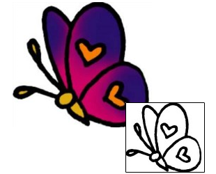 Butterfly Tattoo For Women tattoo | VVF-00500