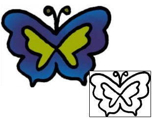 Butterfly Tattoo For Women tattoo | VVF-00506