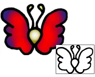 Butterfly Tattoo For Women tattoo | VVF-00508