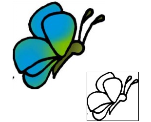 Butterfly Tattoo For Women tattoo | VVF-00563