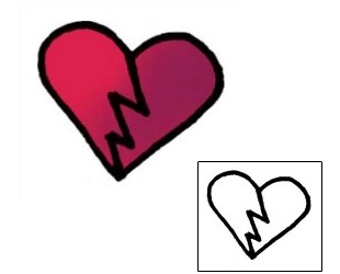 Heart Tattoo For Women tattoo | VVF-00597