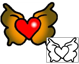 Heart Tattoo For Women tattoo | VVF-00925