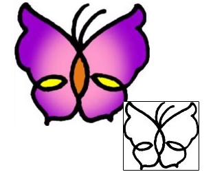 Butterfly Tattoo For Women tattoo | VVF-01090