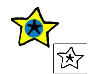Star Tattoo Astronomy tattoo | VVF-01173