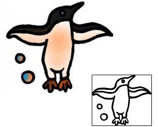 Penguin Tattoo Happy Penguin Tattoo