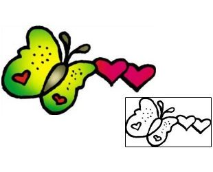 Butterfly Tattoo For Women tattoo | VVF-02169