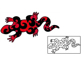 Gecko Tattoo Reptiles & Amphibians tattoo | VVF-03056