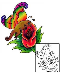 Lizard Tattoo Insects tattoo | VVF-03065