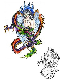 Dragon Tattoo Religious & Spiritual tattoo | WHF-00004