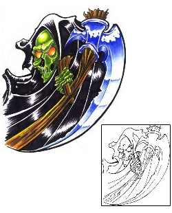 Reaper Tattoo Horror tattoo | WHF-00025