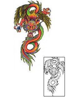 Asian Tattoo Mythology tattoo | WHF-00033