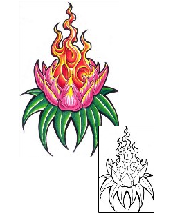 Lotus Tattoo Plant Life tattoo | WHF-00052