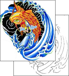 Fish Tattoo marine-life-fish-tattoos-will-harper-whf-00057