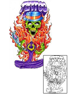 Fire – Flames Tattoo Miscellaneous tattoo | WHF-00077