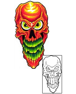 Skull Tattoo Horror tattoo | WHF-00079