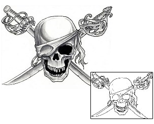 Pirate Tattoo Miscellaneous tattoo | WHF-00131