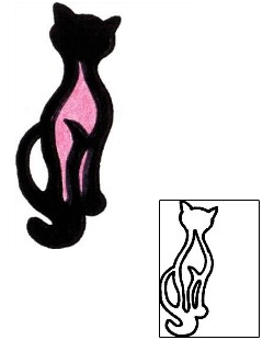 Cat Tattoo Animal tattoo | WIF-00304