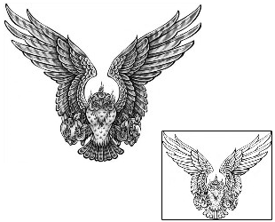 Eagle Tattoo For Women tattoo | ZAF-00103