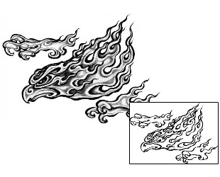 Fire – Flames Tattoo Miscellaneous tattoo | ZAF-00106