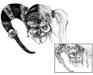 Devil - Demon Tattoo Horror tattoo | ZAF-00156
