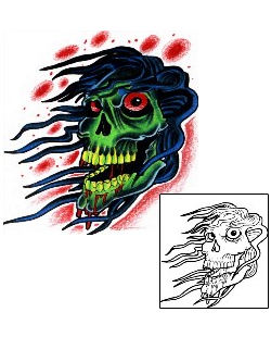 Zombie Tattoo Horror tattoo | ZMF-00070