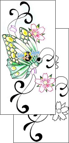 Decorative Tattoo butterfly-tattoos-zaza-zzf-00008
