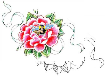 Flower Tattoo plant-life-flowers-tattoos-zaza-zzf-00019