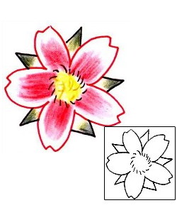 Cherry Blossom Tattoo Plant Life tattoo | ZZF-00032