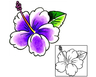 Hibiscus Tattoo Plant Life tattoo | x1F-00002
