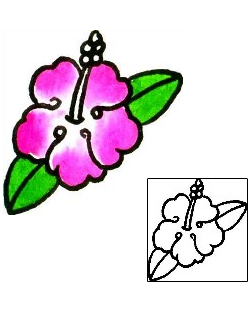 Hibiscus Tattoo Plant Life tattoo | x1F-00018