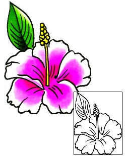 Hibiscus Tattoo Plant Life tattoo | x1F-00049