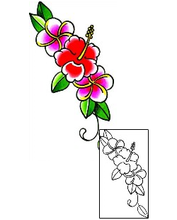 Hibiscus Tattoo Plant Life tattoo | x1F-00063