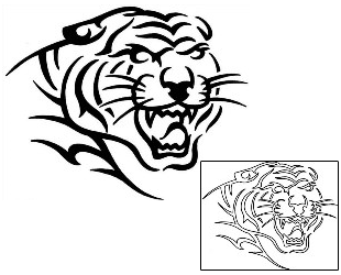 Tiger Tattoo Animal tattoo | x1F-00121