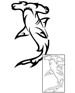 Shark Tattoo Marine Life tattoo | x1F-00174