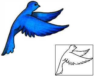 Bird Tattoo Religious & Spiritual tattoo | AAF-03107