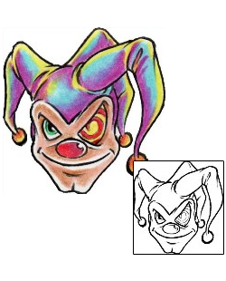 Joker - Jester Tattoo Tattoo Styles tattoo | AXF-00418