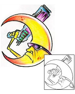 Gun Tattoo Astronomy tattoo | AXF-00459