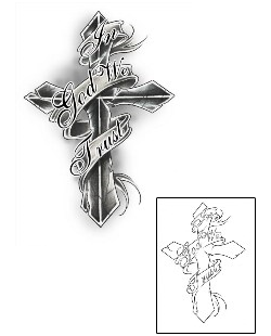 Christian Tattoo Religious & Spiritual tattoo | AXF-01040