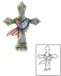 Cross Tattoo Religious & Spiritual tattoo | AXF-01064