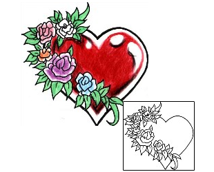 Heart Tattoo For Women tattoo | BEF-00075